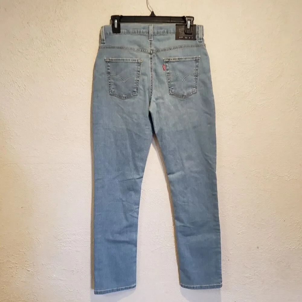 Levi's 511 Jeans Performance Slim Sz 18 Reg W29 L31 Light blue Wash